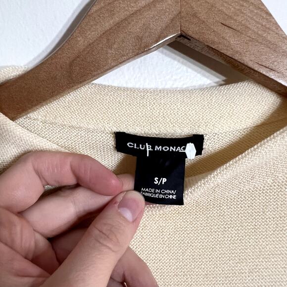 Club Monaco Light Yellow Sweater - Picture 2 of 4